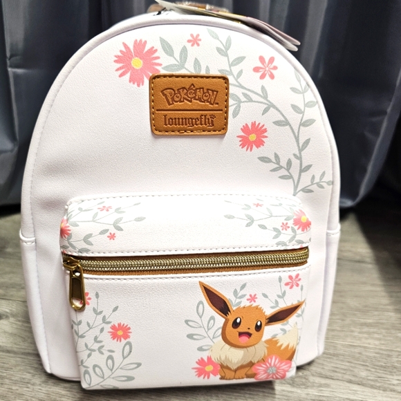 Loungefly Handbags - Loungefly Pokémon Eevee Mini Backpack Spring Flowers Kids Kawaii Y2K